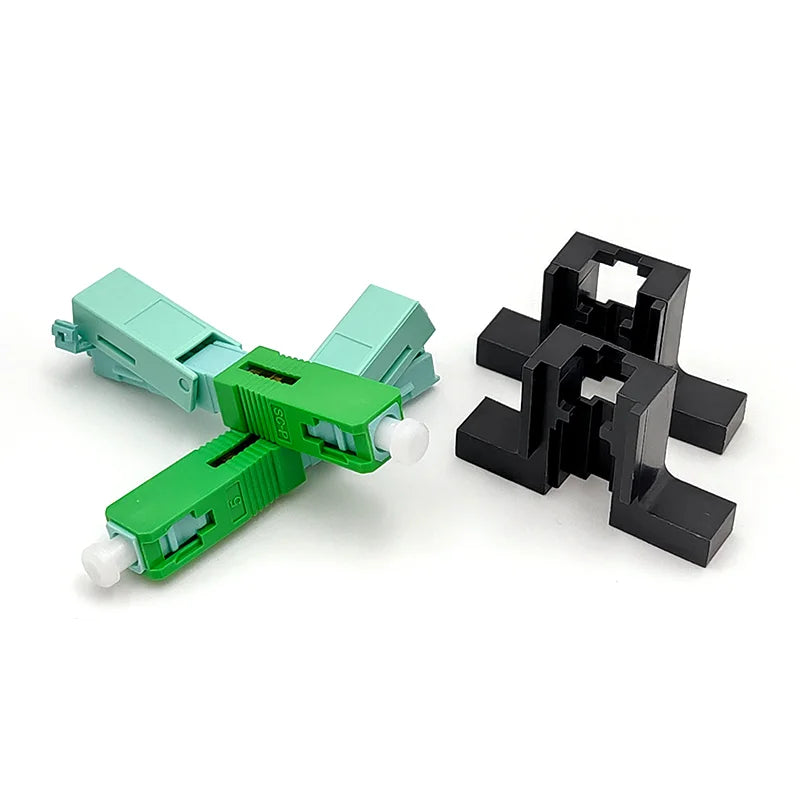 Custom 100PCS FTTH SC APC/UPC assembly FTTH Fiber Optic Fast Connector Embedded-SC Fiber quick Connector Manufacturer