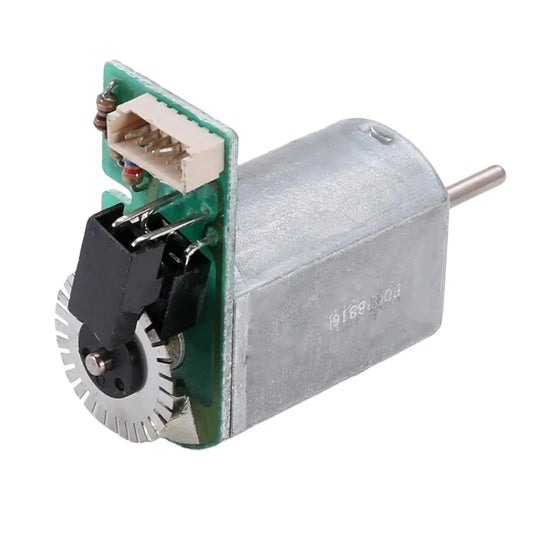 Custom 1pc 130 Motor DC 6V-12V 7800RPM Metal Speed Encoder Tachometer Motor AB Phase 49mm Length Manufacturer