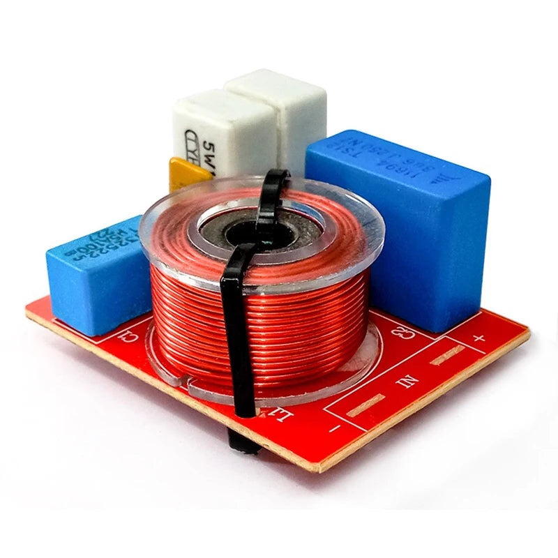 Custom 2PCS 2 Way 60W Home Theater Hifi Stereo DIY Audio Crossover Filters Speaker Treable Bass Frequency Dividers pcb assembly Manufacturer