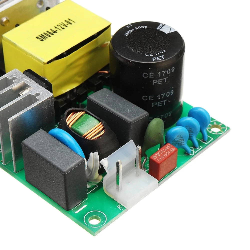 Custom Custom DC 12V 4.2A 50W Full Power Built-in Switching Power Supply Board Voltage Stabilized Low Interference Module PCBA Manufacturer