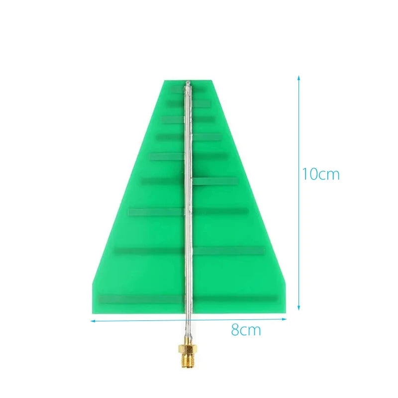 Custom 1.35GHz-9.5GHz 15W 5-6dB UWB Ultra Wideband Log Periodic Antenna Transmission Antenna 8x10cm Manufacturer