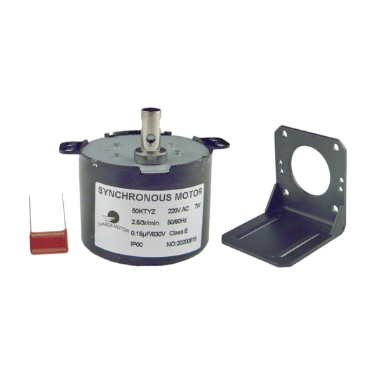 Custom Geared Motor Synchronous 50KTYZ 220V 2.5RPM Incubator Motor With Fixed Mounting Motor Base Machine Seat Manufacturer