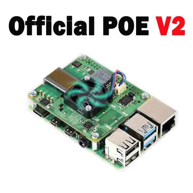 Custom Raspberry Pi 3B/4B Official PoE+ HAT V2 802.3af Manufacturer