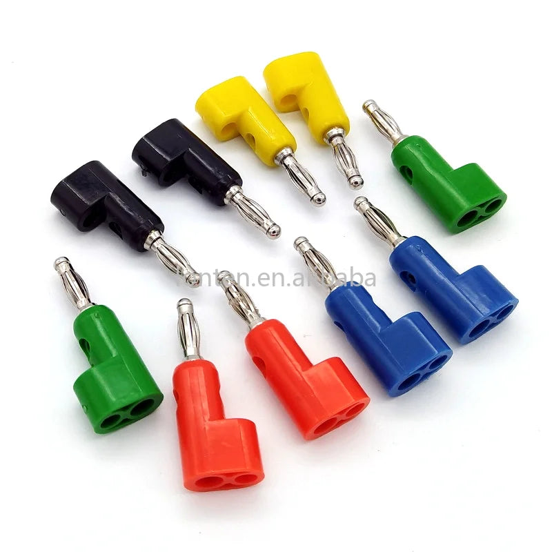 Custom Custom 4mm Bending Banana Jack Plug Socket for Binding Post Test Probes Terminal Connector The Shape Electrical Connecting Tool Manufacturer