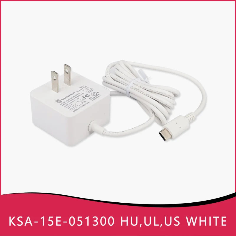 Custom Raspberry Pi 4B 15W/5V3A USB-C Power Supply The Official And Recommended Type-C Adapter For Pi4 B Manufacturer