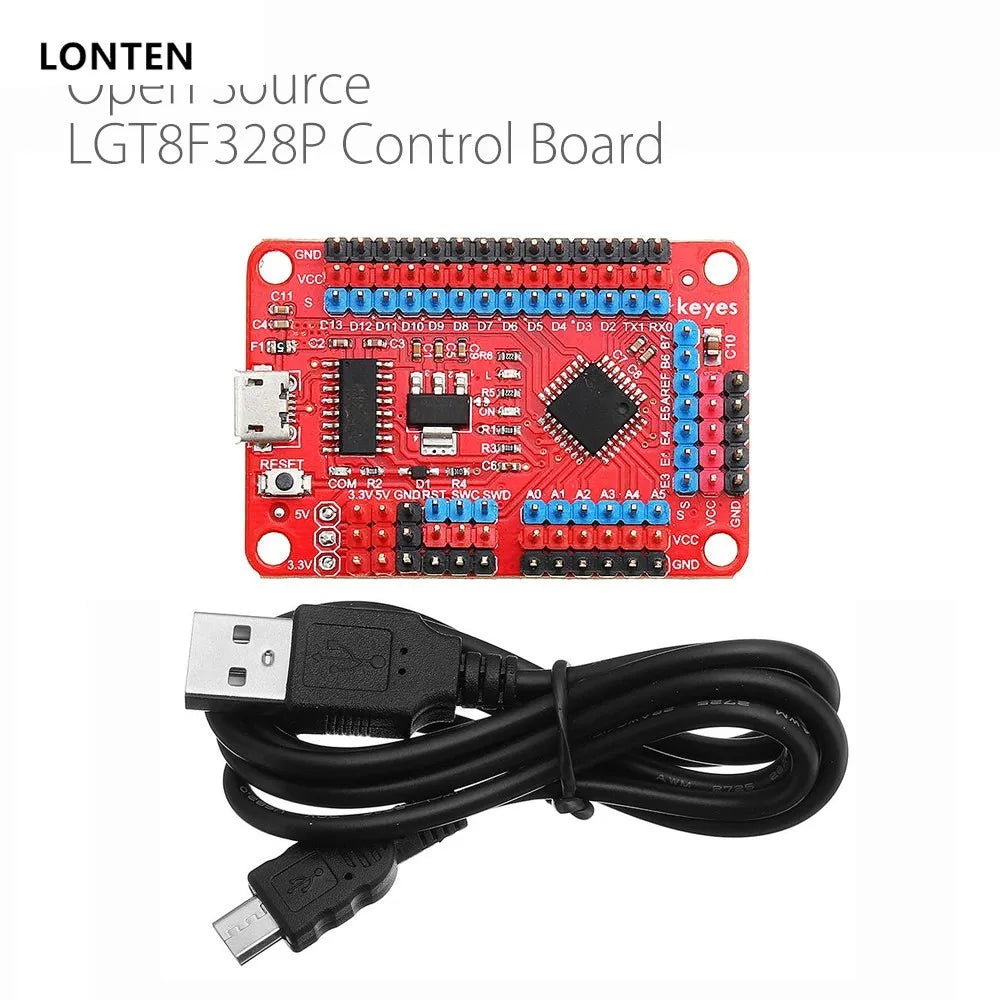 Custom Custom  Open Source LGT8F328P Control Module FR4 PCB Circuit Board PCBA Service PCB Assembly Led Light PCBA Aluminum Manufacturer