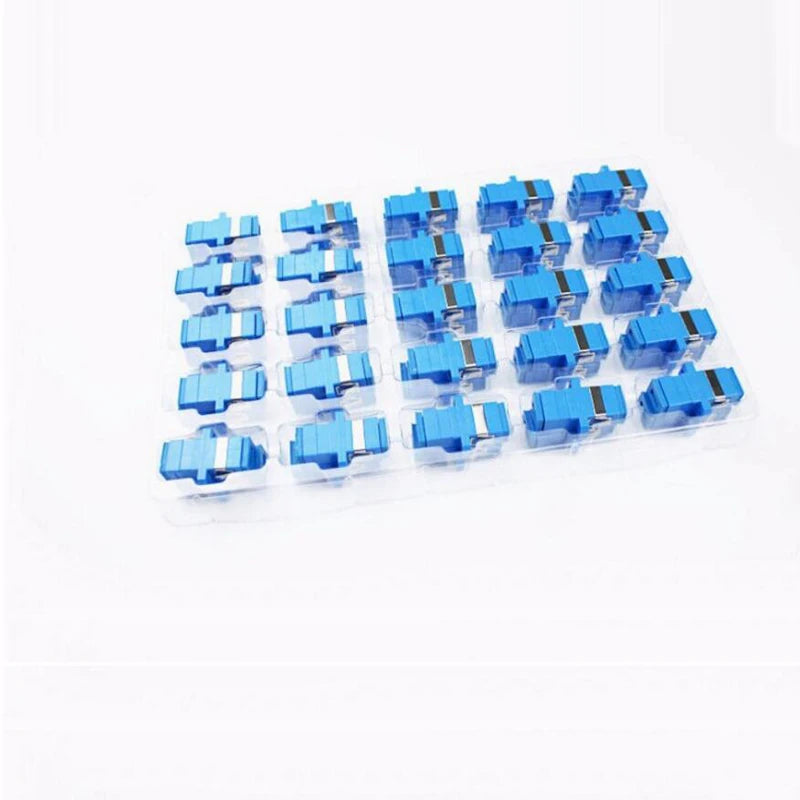 Custom 50PCS/bag SC UPC Simplex mode Fiber optic Adapter SC Optical fiber coupler SC Fiber flange SC UPC connector Manufacturer