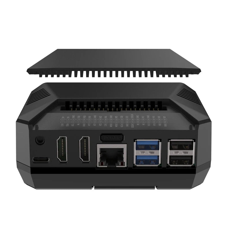 Argon ONE V3 M.2 NVME Case for Raspberry Pi 5 Aluminum Shell Built-in PWM Fan EU/US/UK Power Supply