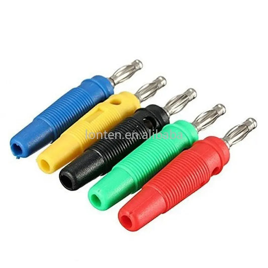 Custom Custom 5PCS 4MM Banana Jack Plug Audio Speaker Connectors Amplifier Speaker Binding Post 4mm Banana Plug For Cable Terminals Manufacturer