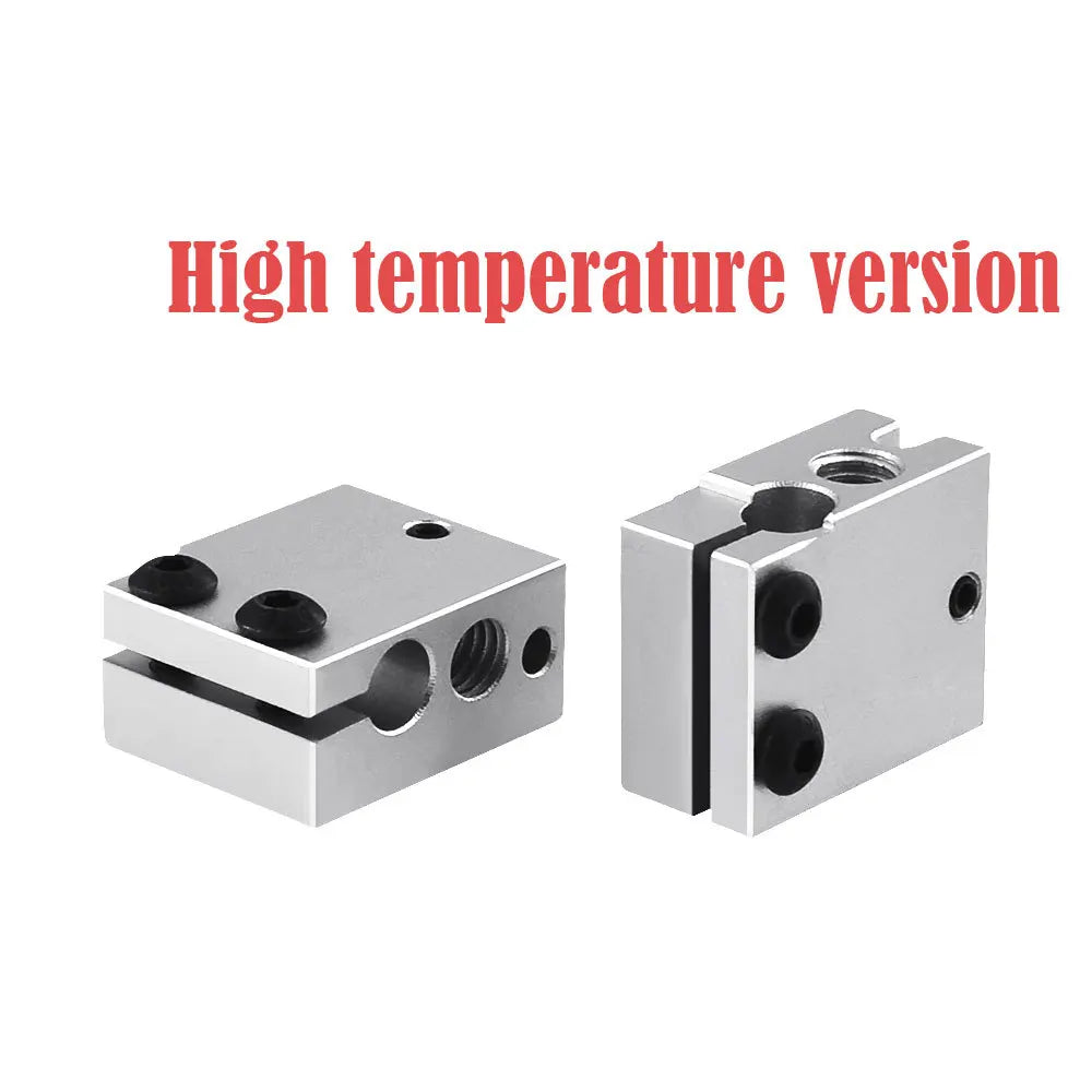 Custom Volcano hot end eruption heater block 1.75 3mm filament V5 V6 extruder aluminum side heater high quality volcanic silicon socks Manufacturer