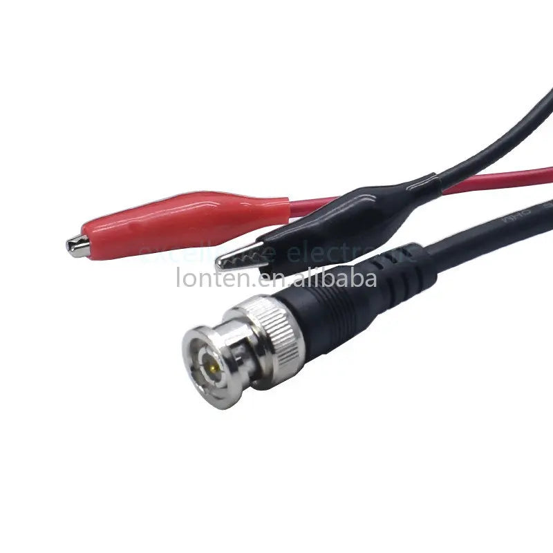 Custom 1.5 meters Q9 Test Line BNC Male To Red and Black Alligator Clip Clip Line Video Signal Source Cable Manufacturer