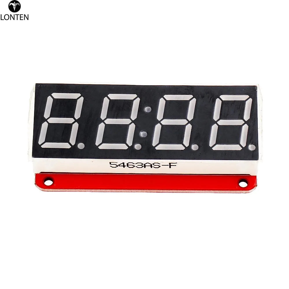 Custom Lonten 4 Digit 7-Segment 0.56' LED Display Tube Decimal 7 Segments HT16K33 I2C Clock Double Dots Module For arduinos Manufacturer