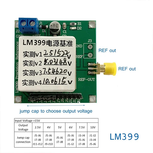 Custom LM399 Voltage Reference Source 2.5V/4V/5V/6V/7.5V/10V High Precision for Voltmeter calibration, ADC reference, DAC Manufacturer