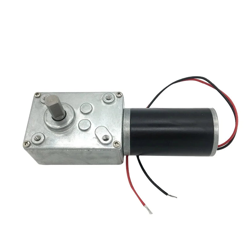 Custom Bringsmart Micro Motor A58SW31ZY 12V DC Worm Gear Motor 24V Self-lock Gearbox Reduction 470rpm Large Torque Reversible Machine Manufacturer