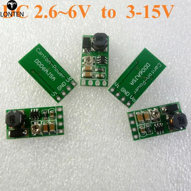 Custom 06AJSB 5PCS 2.7-6V TO 3-15V DC DC Boost Adjustable Converter for LED driver 18650 Lithium battery portable charger Manufacturer