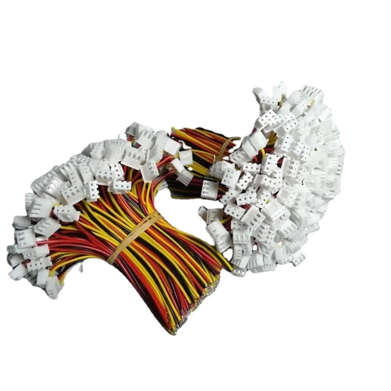 Custom XH2.54 XH 2.54mm Wire Cable Connector 2/3/4/5/6/7/8/910P Pin Connector Plug with 100mm 200mm 300mm Wires Cables 26AWG Manufacturer