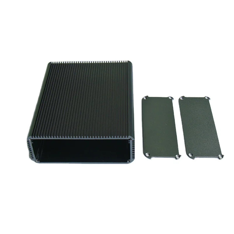 Custom Heat sink Aluminum Enclosure Box PCB Instrument Box DIY Electronic Project Case 120mm*45mm*150mm Manufacturer
