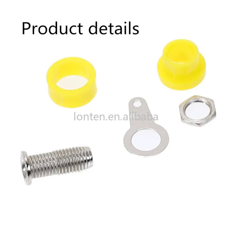 Custom Custom 10PCS 4mm Banana Plug Adapter Binding Post Banana Jack socket Red Green Yellow Black Blue Manufacturer