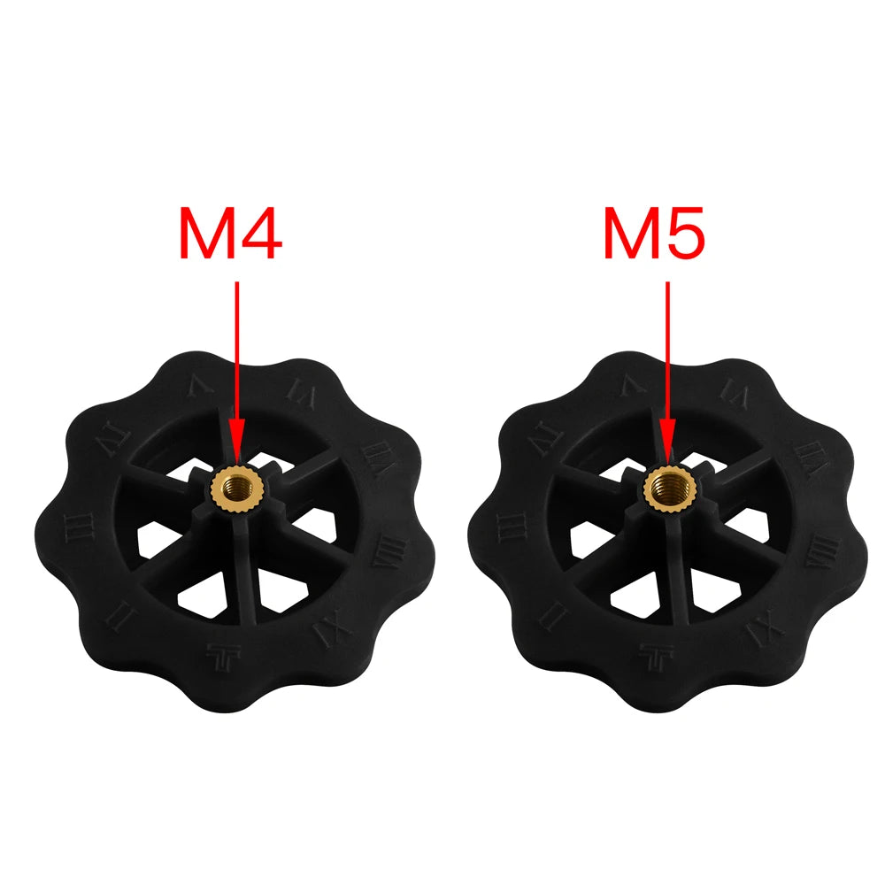 Custom 3D Printer Accessories Upgraded Roman numeral hand-twisted  Auto Heated Bed Leveling Nut M4 M5 Adjustment For  CR-10 Ender 3/5 Manufacturer