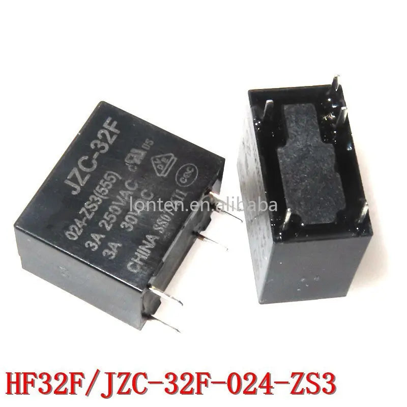 Custom Custom 5PCS JZC-32F 5V 12V 24V Power Relays JZC-32F-005-ZS3 JZC-32F-012-ZS3 JZC-32F-024-ZS3 10A 250VAC 5PIN Manufacturer
