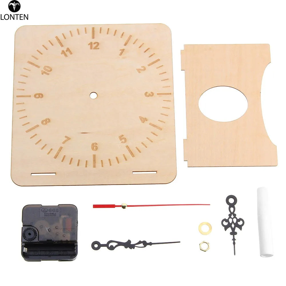 Custom Lonten DIY Clock Primary School Technology Production Kit Manual Invention DIY Material Science Model Manufacturer