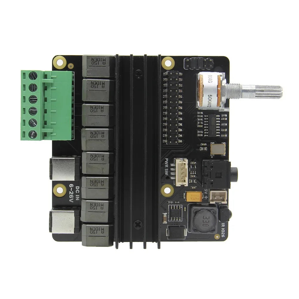 Custom Raspberry pi 4 Computer Model B HIFI DAC+AMP Expansion Board, X450 Audio Sound Card for Raspberry Pi 4/Pi 3B+ Plus/3B Manufacturer