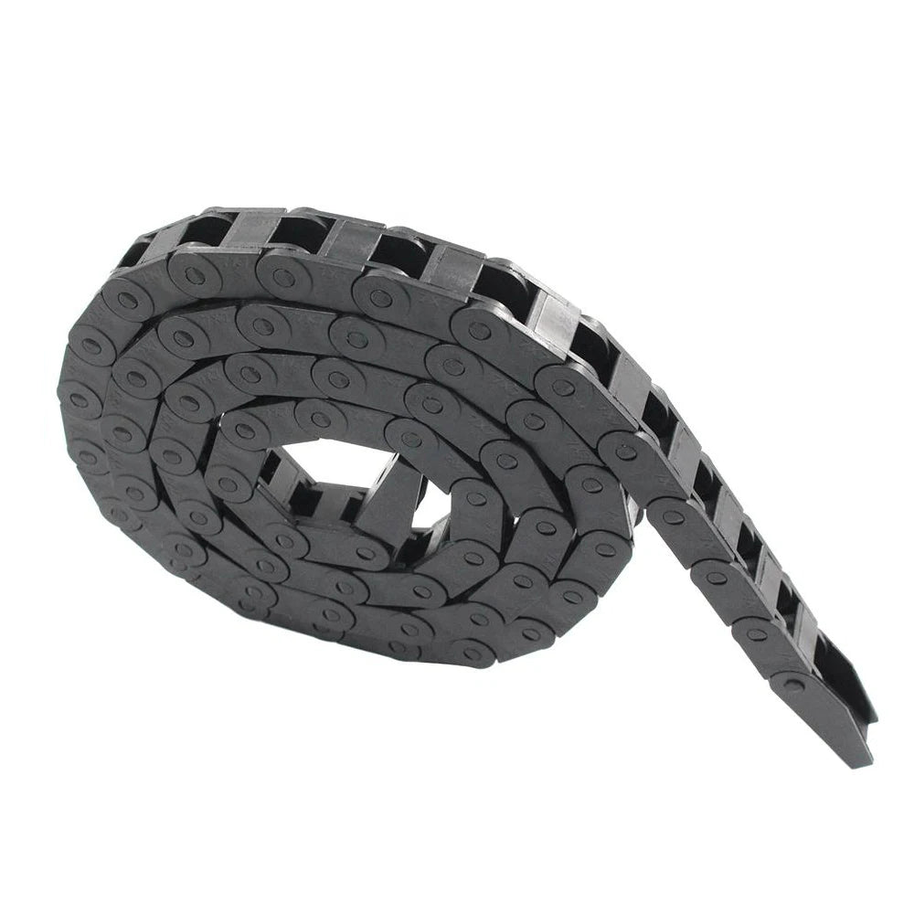 Custom Cable Drag Chain 7*7mm Wire L1000mm Carrier with end connectors L1000 mm CNC Router Machine Tools Transmission Chains 7*7mm Manufacturer