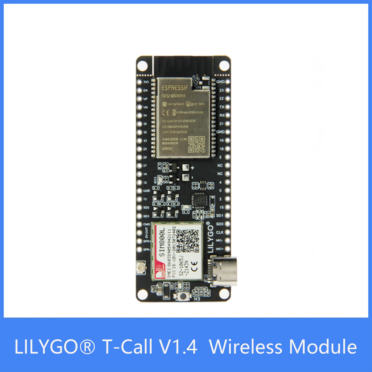 Custom Custom TTGO T-Call V1.4 / V1.5  ESP32 Wireless Module SIM Antenna SIM Card SIM800L Module Manufacturer