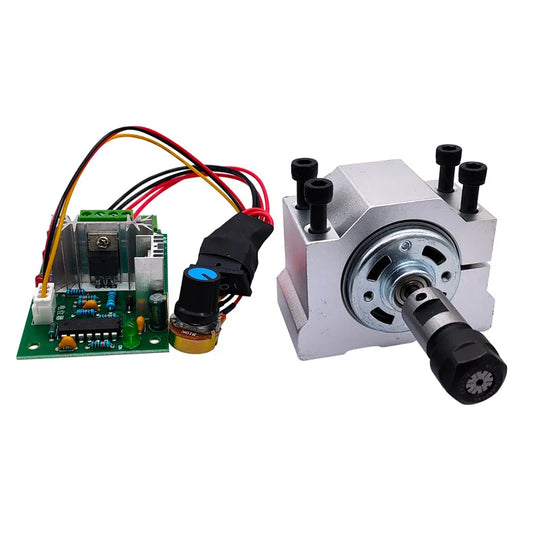 Custom 1 Suit DC Motor 775 12V/24V 15000R PWM DC controller ER11 Chuck 5mm/spring chuck 3.175mm Spindle motor bracket 45mm RS775 Manufacturer