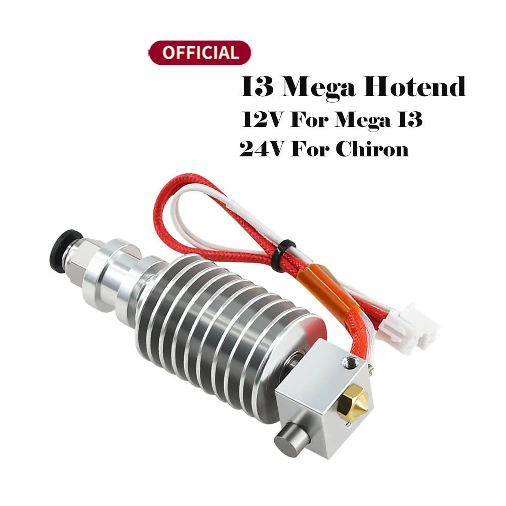 Custom I3 Mega Hotend 12V 24V Bowden Extruder V5 J-head Hotend 3D Printer Parts For Anycubic I3 Mega Mega-S Upgrade Parts vs V6 Hotend Manufacturer