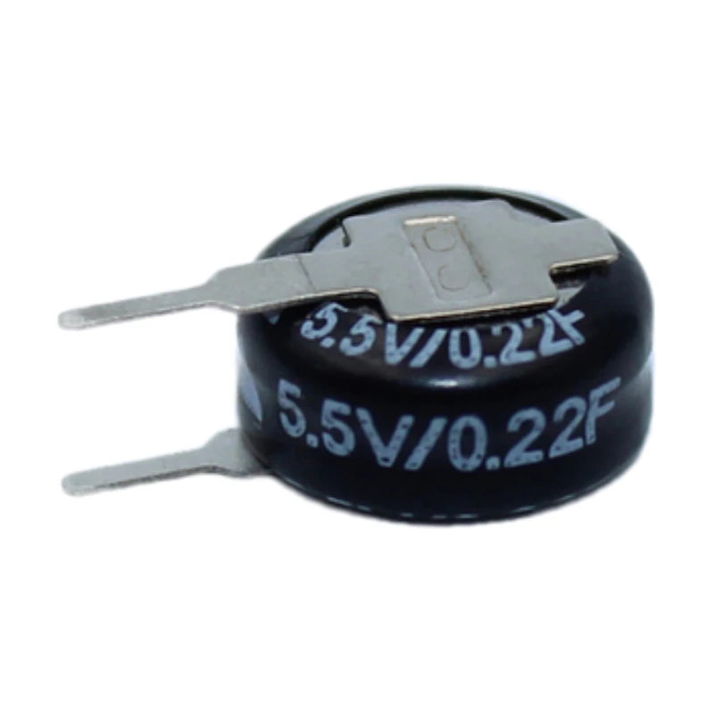 Custom 2PCS/Lot 5.5V Super Capacitor 0.1F 0.22F 0.33F 0.47F 0.68F 1F 1.5F 4.0F V/H/C Type Push Button Farrah Super Capacitor Manufacturer