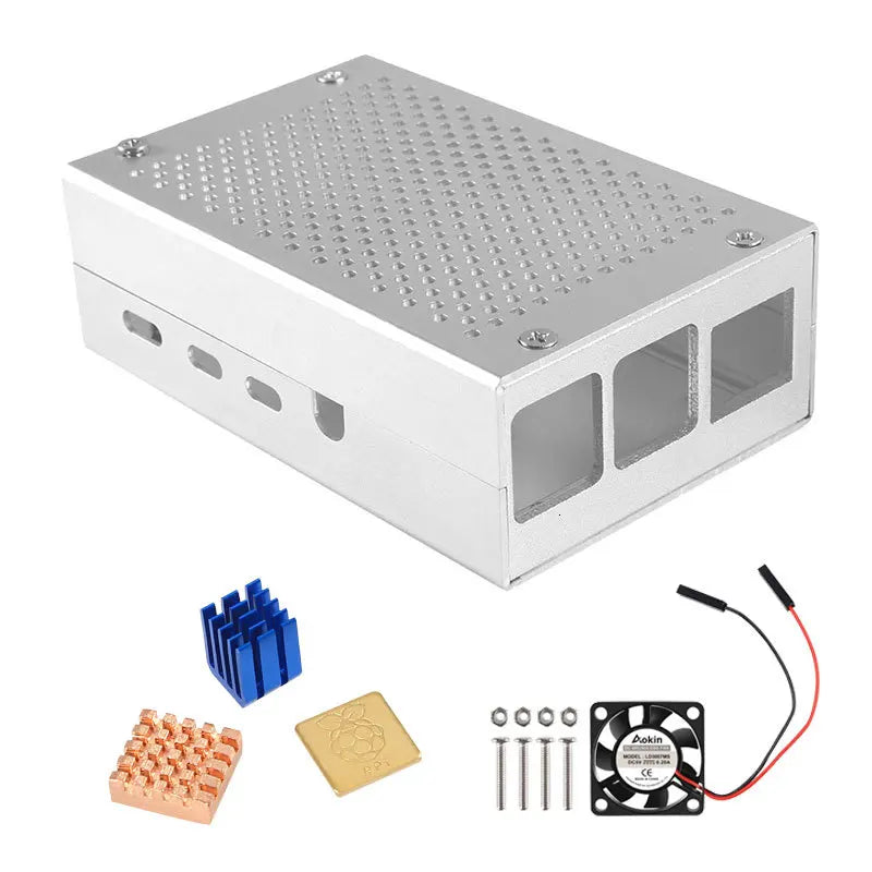 Custom Raspberry pi 4 Case Raspberry Pi Case 4 4 Aluminum Box Metal Case for Raspberry PI Model B box Manufacturer