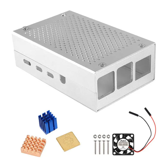 Custom Raspberry pi 4 Case Raspberry Pi Case 4 4 Aluminum Box Metal Case for Raspberry PI Model B box Manufacturer