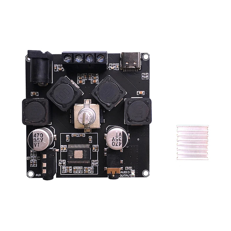 Custom 50W+50W 5.0 Power Amplifier Class D Digital TPA3116 Audio 10W~200W HiFi Stereo TPA3116D2 USB Sound Card App AMP pcb assembly Manufacturer