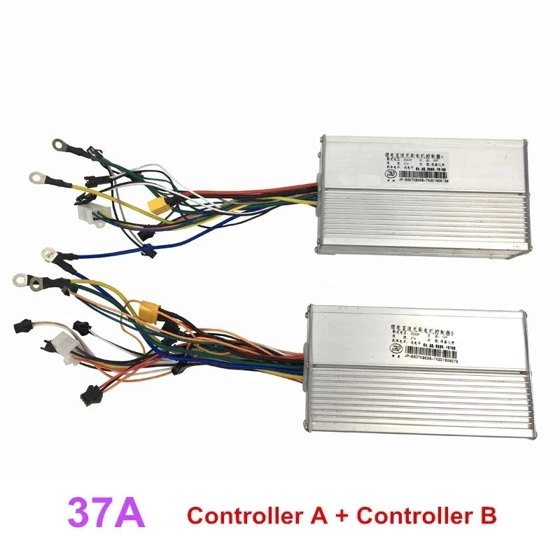 Custom 60V 25A 37A Electric Scooter Controller for 60V Dual Motor Electric Kick Scooter E Bike Electric Board use for FLJ Scooter Manufacturer