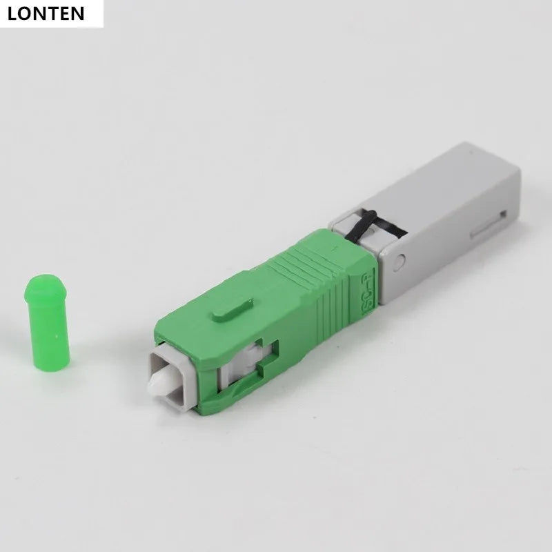 Custom 100PCS SC APC-1803 FTTH Optical fibe quick connector SC APC FTTH Fiber Optic Fast Connector SC APC Fiber Assembly connector Manufacturer