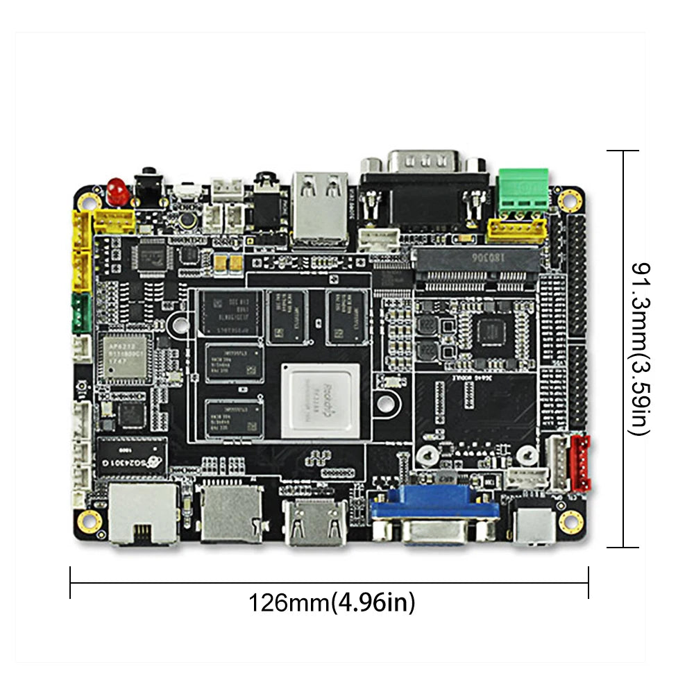 Custom Firefly AIO-3288C Single Board Computer RK3288 Quad-core Cortex-A17/Android 5.1/Linux/2GB Dual-channel DDR3 8GB eMMC5  PCB Manufacturer