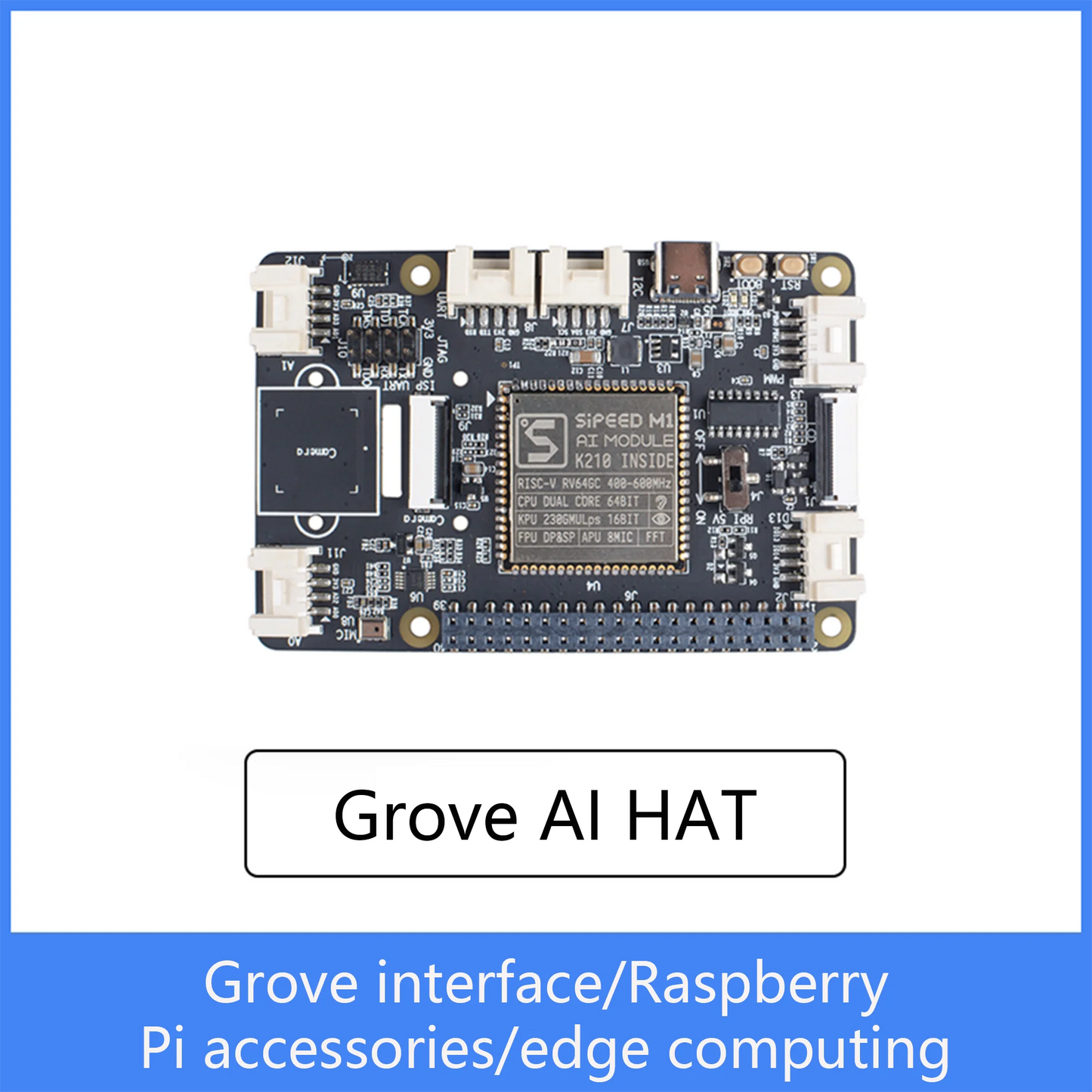 Custom Sipeed maix Hat AIOT Development Board Limited Edition Edge Computing Raspberry Pi Accessories with Screen Camera kit Manufacturer