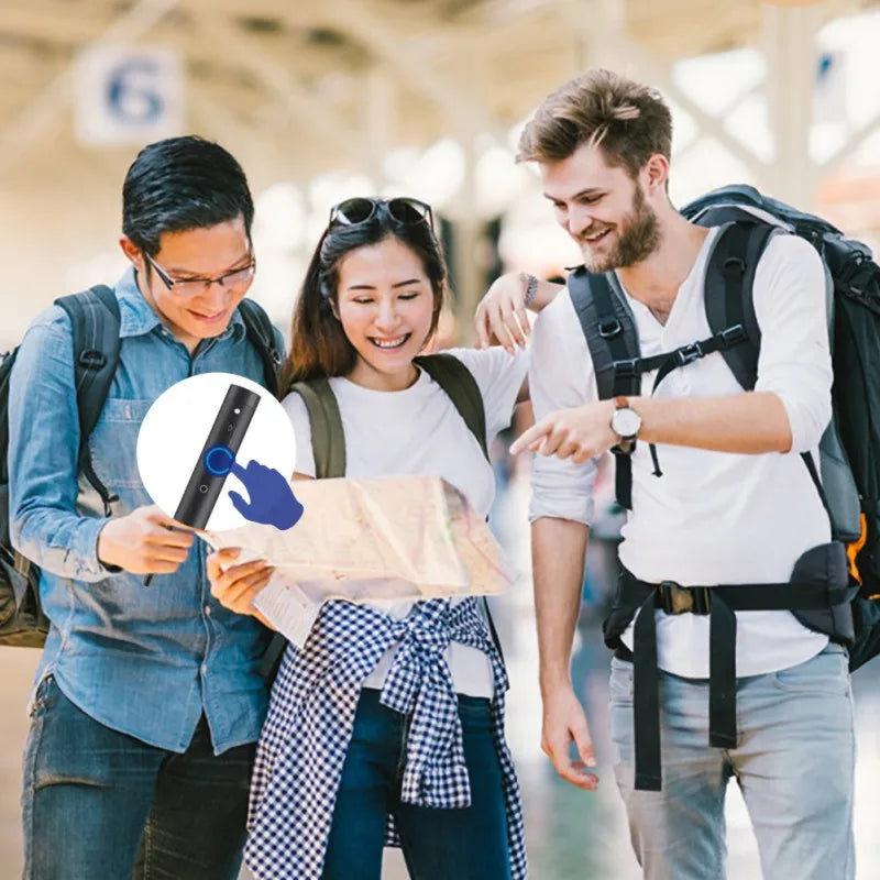 Custom Portable P2 Voice Translator Pen Instant Real Time 40 Languages AI Intelligent Business Signature Pen Smart Translation Stick Manufacturer