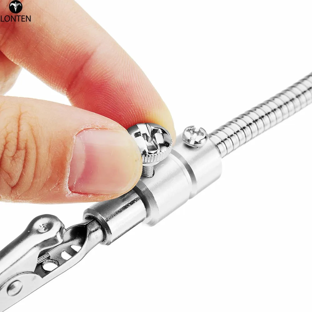Custom Lonten P010 160mm Universal Soldering Clamp Clip Magnetic Base PCB Fixture Tools DIY Hands  Clip Suitable for Any Metal Manufacturer