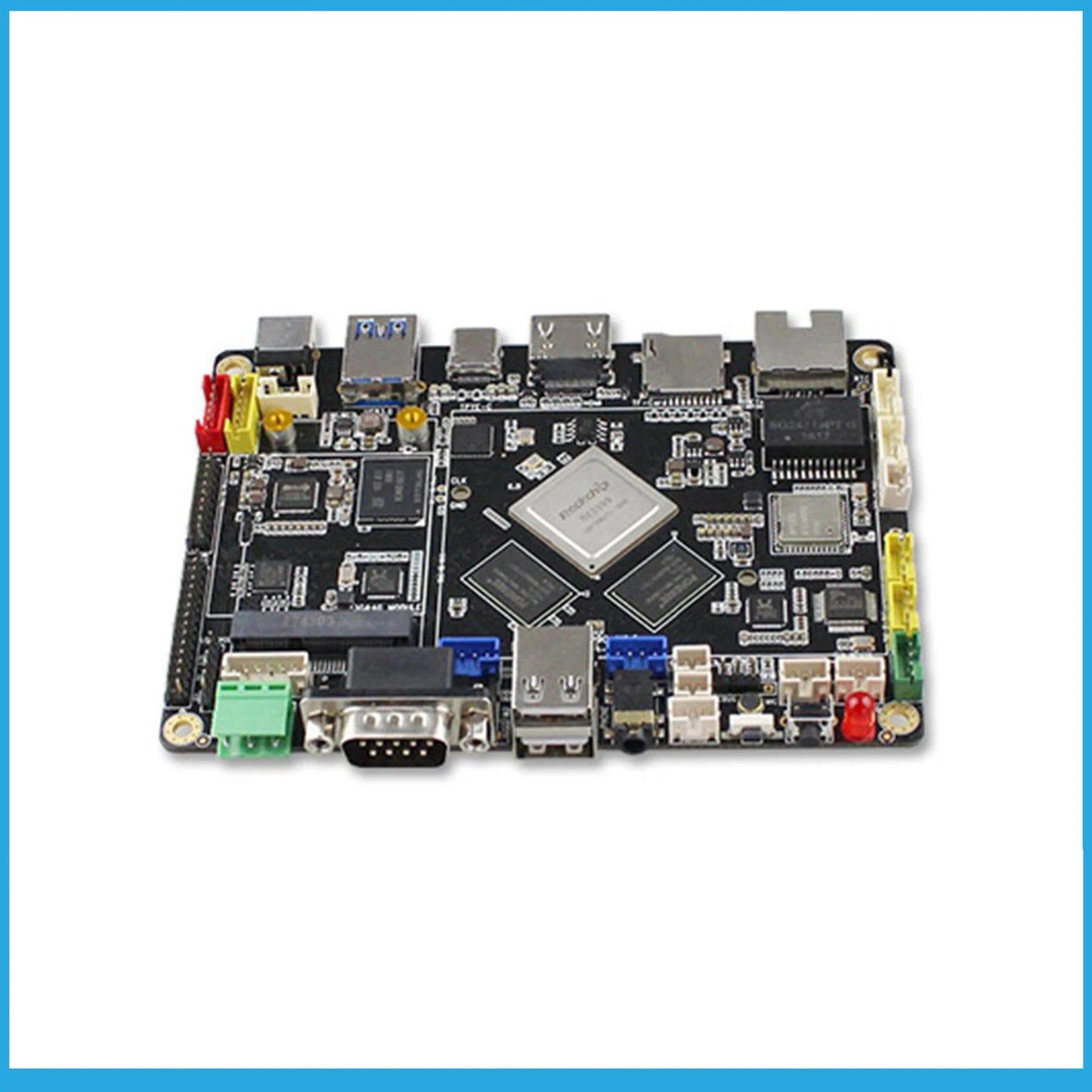 Custom  AIO-3399C Six-core AI Development board NPU artificial intelligence edge calculation Android Linux open source Manufacturer