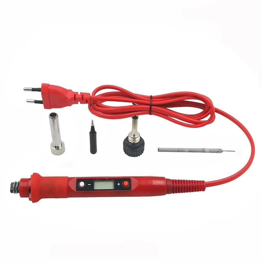 Custom 80W Digital Electric Soldering Iron Kit Set Temperature Adjustable 220V 110V Welding Tool Ceramic Heater Soldering Tips Rework Manufacturer