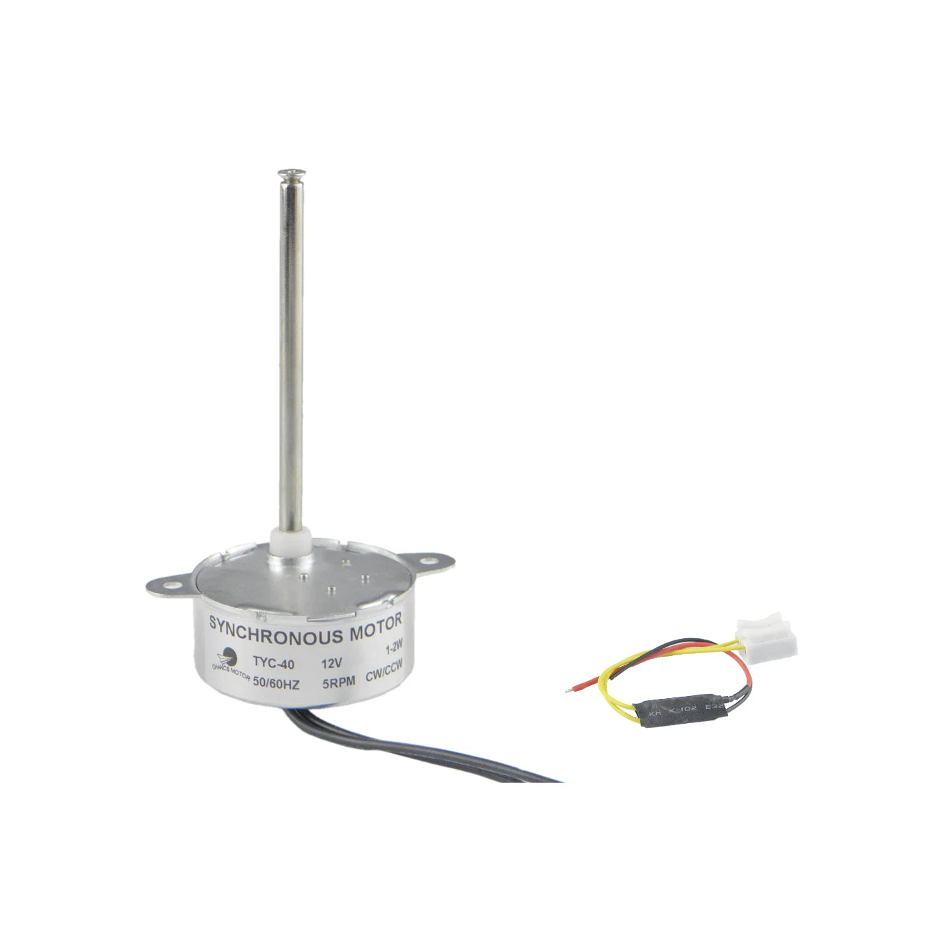 Custom TYC40 Synchronous Gear Motor DC 12V 5RPM CW/CCW Inner-screw Shaft Length 7.4cm Manufacturer