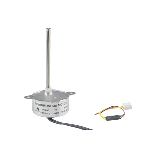 Custom TYC40 Synchronous Gear Motor DC 12V 5RPM CW/CCW Inner-screw Shaft Length 7.4cm Manufacturer