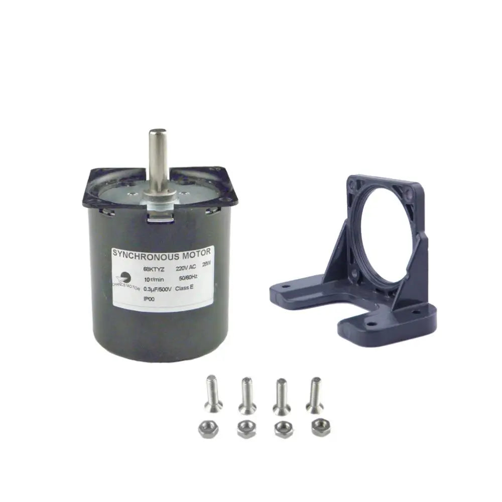 Custom Geared Motor Synchronous 68KTYZ 220V AC 10r/min Eccentric Shaft Reduction Motor Universal Mounting Manufacturer