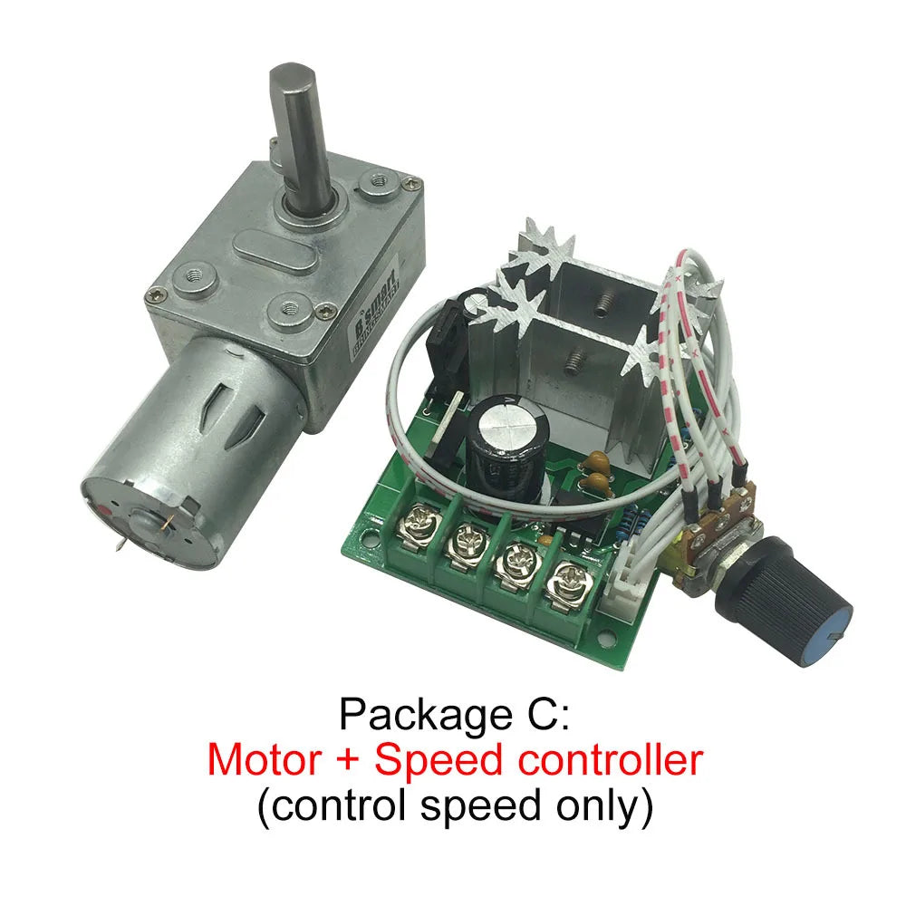 Custom JGY370 Worm Gear Motor DC 12V 8MM D7 Shaft Gearbox Reducer 6V 24V Self Lock Reversed Gearbox Length 25MM Low Speed Manufacturer