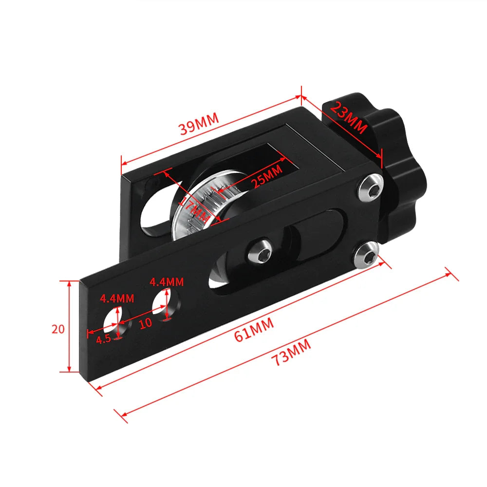 Custom Mount + 2020 Y-axis Synchronous Belt Stretch Tensioner for Creality Ender 3  3D Printer Upgrade Aluminum y-Axis Leadscrew Top Manufacturer