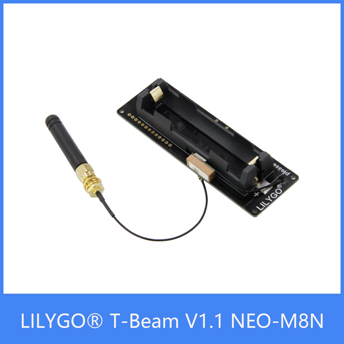 Custom TTGO T-Beam V1.1 ESP32 LORA 433/868/915/923MHZ WiFi Wireless BT Module GPS NEO-M8N IPEX 18650 Battery Holder Manufacturer