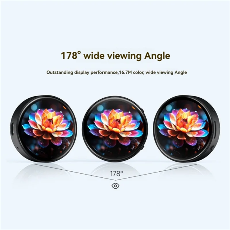 Well Made-ESP32-S3 Development Board 1.75Inch AMOLED Touchscreen With Case Support Deepseek Xiaozhi AI Voice Interaction