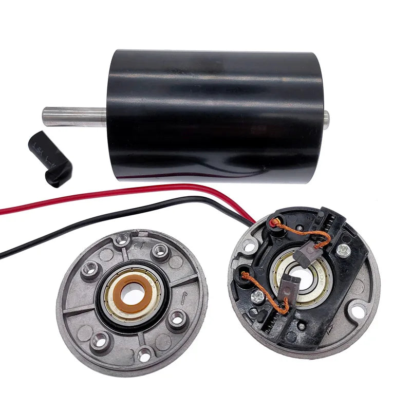 Custom 1Pc Machine Tool Spindle 200W 300W 400W 500W 800W DC 12-48v dc spindle motor brush air cool for CNC engraving machine Manufacturer